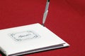 Guestbook Royalty Free Stock Photo