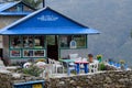 Guesthouse-cafe on the way to Everest base camp,Khumbu region,Nepal