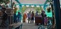 Guests Enter The Wedding Tent