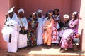 Guests at an African marriage