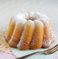 Gugelhupf with powdered sugar