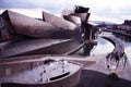 Guggenheim Museum Bilbao Spain Spider Bridge Building Daytime