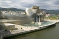 The Guggenheim Museum of Contemporary Art of Bilbao (Bilbo), located on the North Coast of Spain in the Basque region. Nicknamed