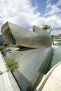 The Guggenheim Museum of Contemporary Art of Bilbao (Bilbo), located on the North Coast of Spain in the Basque region. Nicknamed