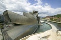 The Guggenheim Museum of Contemporary Art of Bilbao (Bilbo), located on the North Coast of Spain in the Basque region. Nicknamed