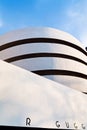 Guggenheim Museum of modern and contemporary art in New York Royalty Free Stock Photo