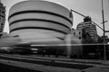 Guggenheim in nyc new york black and white