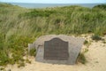 Guglielmo marconi radio station in cape cod seashore Royalty Free Stock Photo