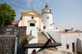 Guia Lighthouse, Fortress and Chapel in Macau Royalty Free Stock Photo