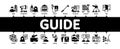 Guide Lead Traveler Minimal Infographic Banner Vector