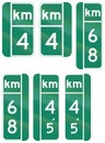 Guide road signs in Quebec - Canada