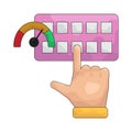 Keystroke Dynamics Royalty Free Stock Photo