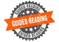 Guided reading stamp. guided reading grunge round sign.