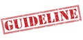 Guideline stamp Royalty Free Stock Photo