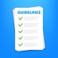 Guidelines document. Legal advice concept, FAQ. Procedure standard administration rules