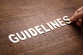 Guidelines Wood Word