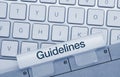 Guidelines - Inscription on Blue Folder