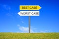 Waywiser showing Worst Case or Best Case Royalty Free Stock Photo