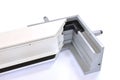 Guides for PVC doors and windows profiles. Soldering PVC profiles.