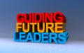 guiding future leaders on blue