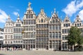 Guild houses in the Grote Markt, Antwerp, Belgium Royalty Free Stock Photo