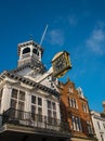 Guildford High Street Clock Royalty Free Stock Photo