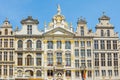 Guildhalls at the Grand Place in Brussels, Belgium Royalty Free Stock Photo