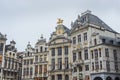 Guildhalls on Grand Place in Brussels, Belgium.