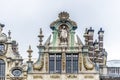 Guildhalls on Grand Place in Brussels, Belgium. Royalty Free Stock Photo