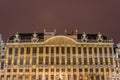 Guildhalls on Grand Place in Brussels, Belgium. Royalty Free Stock Photo