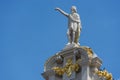 Guildhalls on the Grand Place of Brussels in Belgium. Royalty Free Stock Photo