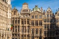 Guildhalls on the Grand Place, Brussels Royalty Free Stock Photo