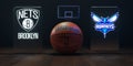 Basketball match - Brooklyn Nets VS Charlotte Hornets