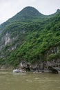 Caves at water level along Li River in Guilin, China Royalty Free Stock Photo