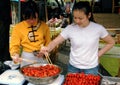 Guilin, China: Women Cooking Shrimp