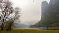 Guilin landscape of the boat