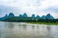 Guilin landscape scenery in Guilin, Guangxi, China Royalty Free Stock Photo