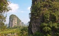 Guilin mountains, China Royalty Free Stock Photo