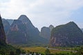 Guilin mountains China Royalty Free Stock Photo