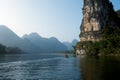 Guilin mountains in China Royalty Free Stock Photo