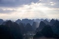 Guilin and Yangshuo Splendor: China\'s Limestone Karst Landscapes, sunrise panorama paradise