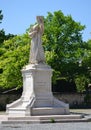 Guillaume Farel statue in the Collegiate Church of Neuchatel Royalty Free Stock Photo