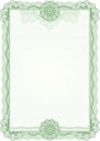 Guilloche border for diploma or certificate