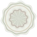 Guilloche Vector Pattern Rosette Design Illustration Royalty Free Stock Photo