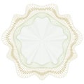 Guilloche Pattern and Rosette Design Element