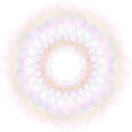 Guilloche pattern rosette for different use: certificate, play m Royalty Free Stock Photo
