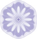 Guilloche rosette pattern