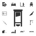 Guillotine icon. Detailed set of death icons. Premium quality graphic design. One of the collection icons for websites, web