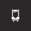 guillotine icon. Filled guillotine icon for website design and mobile, app development. guillotine icon from filled history