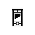 Guillotine icon. Simple glyph vector of Halloween set for UI and UX, website or mobile application